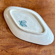 Antique French Ironstone Dish – “Lafayette” Terre de Fer (c. 1880-1920)